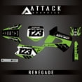 thumbnail image 1 of Attack Graphics Custom Renegade Complete Bike Graphics Kit for Kawasaki KX85 2011, 1 of 3