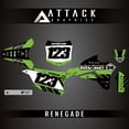 thumbnail image 1 of Attack Graphics Custom Renegade Complete Bike Graphics Kit for Kawasaki KX85 2021, 1 of 2