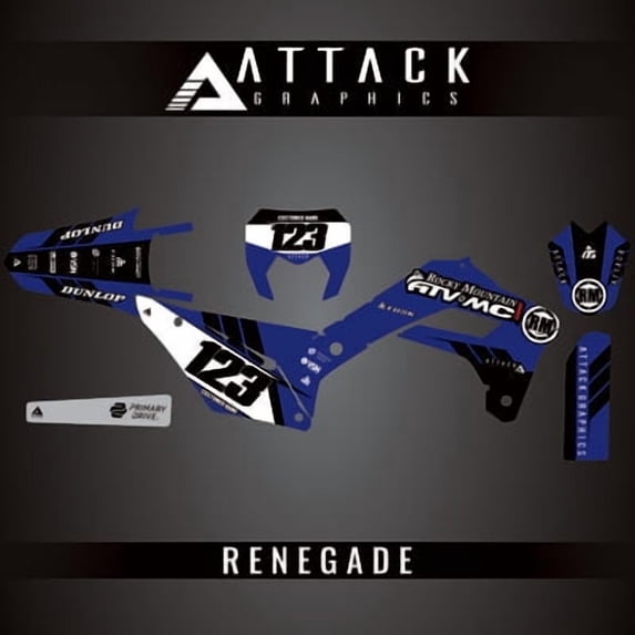 Attack Graphics Custom Renegade Complete Bike Graphics Kit for Sherco 450 SEF-R Racing 2021