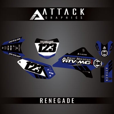 Attack Graphics Custom Renegade Complete Bike Graphics Kit for Yamaha TTR 50E 2015
