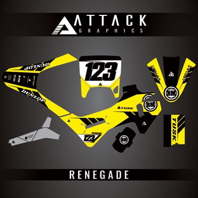 Attack Graphics Custom Renegade Complete Bike Graphics Kit