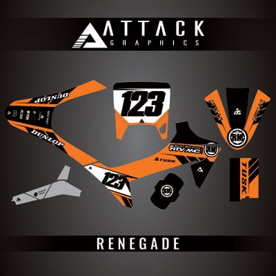 Attack Graphics Custom Renegade Complete Bike Graphics Kit