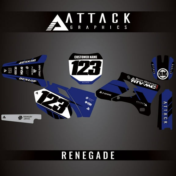Attack Graphics Custom Renegade Complete Bike Graphics Kit
