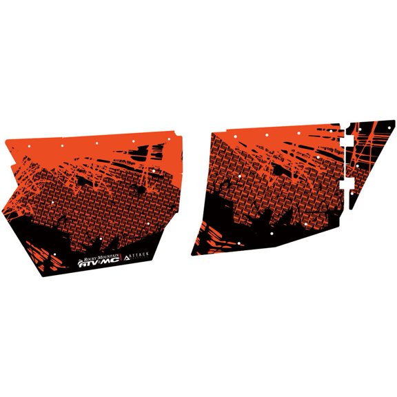 Attack Graphics Custom Tusk Barrier Door Graphics Black Pearl 2018