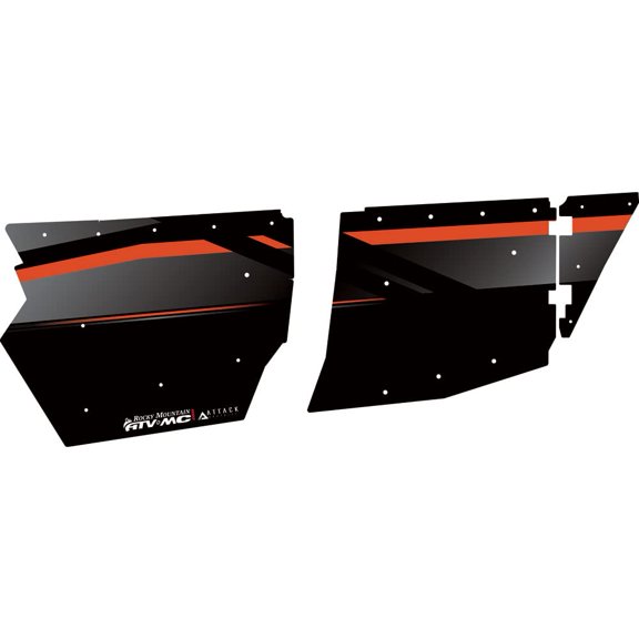 Attack Graphics Custom Tusk Barrier Door Graphics Black Pearl 2019