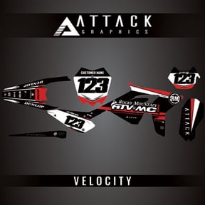 Attack Graphics Custom Velocity Complete Bike Graphics Kit for Beta 300 RR 2022