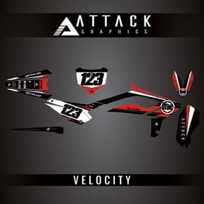 Attack Graphics Custom Velocity Complete Bike Graphics Kit for Beta 300 RX 2024