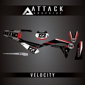 Attack Graphics Custom Velocity Complete Bike Graphics Kit for Beta 300 Xtrainer 2023