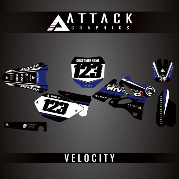 Attack Graphics Custom Velocity Complete Bike Graphics Kit for Beta 480 RR 2023