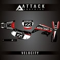 thumbnail image 1 of Attack Graphics Custom Velocity Complete Bike Graphics Kit for Honda CR125R 2005, 1 of 2