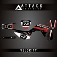 thumbnail image 1 of Attack Graphics Custom Velocity Complete Bike Graphics Kit for Honda CRF450R 2018, 1 of 2