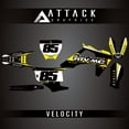 thumbnail image 1 of Attack Graphics Custom Velocity Complete Bike Graphics Kit for Husqvarna FC 250 2022, 1 of 2