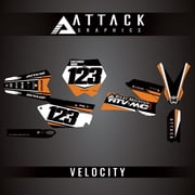 Attack Graphics Custom Velocity Complete Bike Graphics Kit for KTM 105 XC 2009