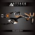 thumbnail image 1 of Attack Graphics Custom Velocity Complete Bike Graphics Kit for KTM 150 XC 2015, 1 of 2