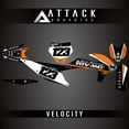 thumbnail image 1 of Attack Graphics Custom Velocity Complete Bike Graphics Kit for KTM 350 XC-F 2021, 1 of 3