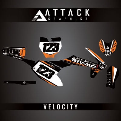 Attack Graphics Custom Velocity Complete Bike Graphics Kit for KTM 50 SX Factory Edition 2021