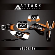 Attack Graphics Custom Velocity Complete Bike Graphics Kit for KTM 530 XC-W 2009
