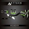thumbnail image 1 of Attack Graphics Custom Velocity Complete Bike Graphics Kit for Kawasaki KX250 2021, 1 of 3