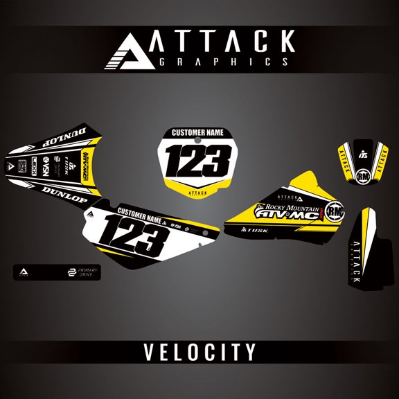 Attack Graphics Custom Velocity Complete Bike Graphics Kit