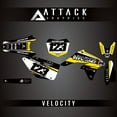 thumbnail image 1 of Attack Graphics Custom Velocity Complete Bike Graphics Kit for Suzuki RMZ250 2010, 1 of 3