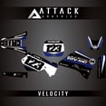 thumbnail image 1 of Attack Graphics Custom Velocity Complete Bike Graphics Kit for Yamaha YZ125 1998, 1 of 2