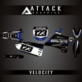 thumbnail image 1 of Attack Graphics Custom Velocity Complete Bike Graphics Kit for Yamaha YZ250 2017, 1 of 3
