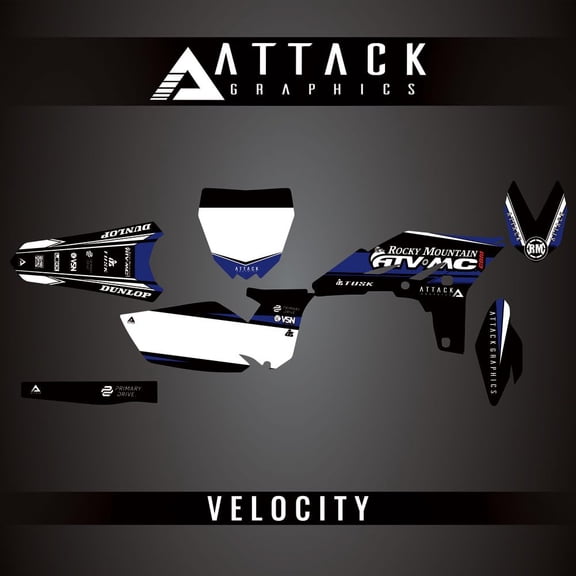Attack Graphics Custom Velocity Complete Bike Graphics Kit for Yamaha YZ250F 2011