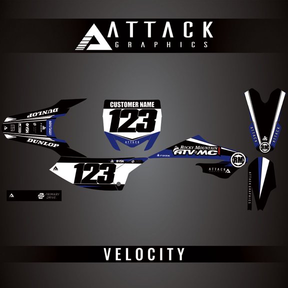 Attack Graphics Custom Velocity Complete Bike Graphics Kit