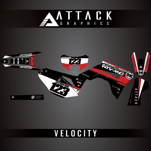 Attack Graphics Custom Velocity Complete Bike Graphics Kit