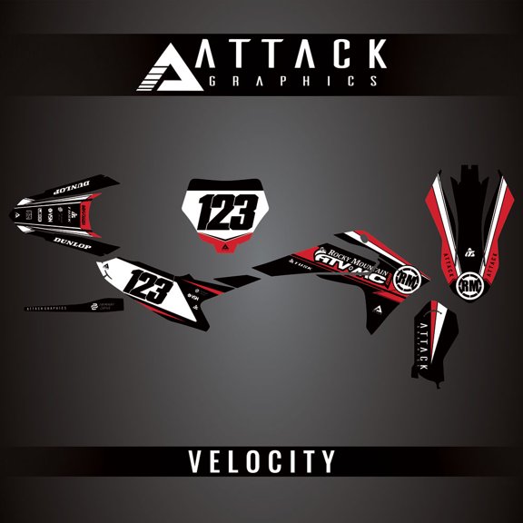 Attack Graphics Custom Velocity Complete Bike Graphics Kit