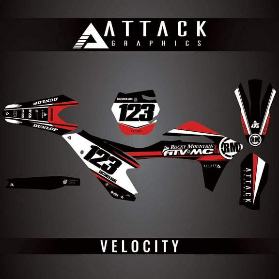 Attack Graphics Custom Velocity Complete Bike Graphics Kit