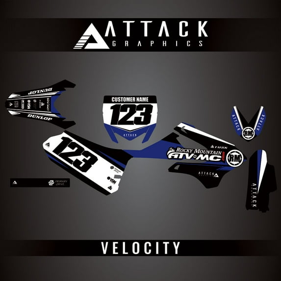 Attack Graphics Custom Velocity Complete Bike Graphics Kit