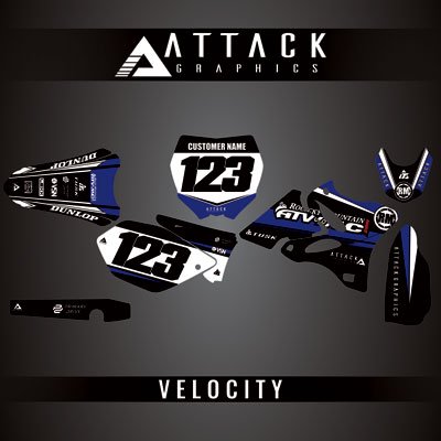 Attack Graphics Custom Velocity Complete Bike Graphics Kit