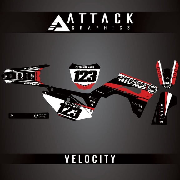 Attack Graphics Custom Velocity Complete Bike Graphics Kit