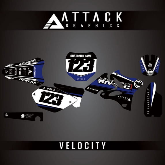 Attack Graphics Custom Velocity Complete Bike Graphics Kit