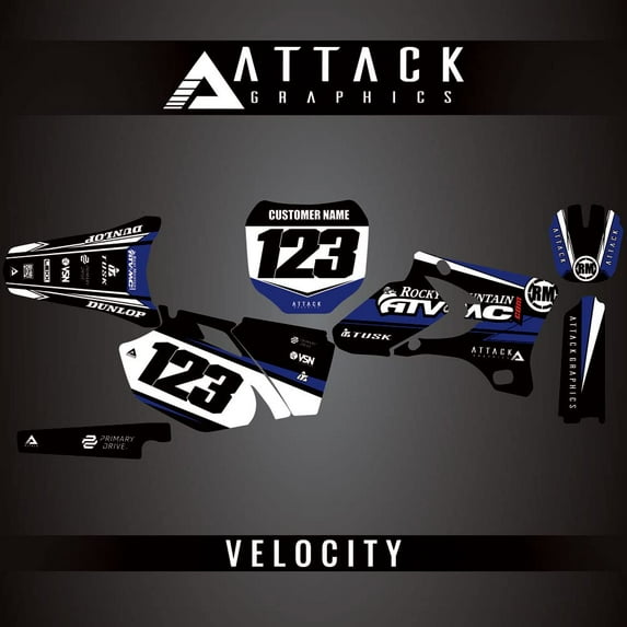Attack Graphics Custom Velocity Complete Bike Graphics Kit