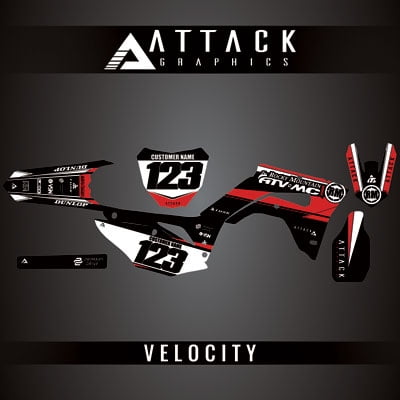 Attack Graphics Custom Velocity Complete Bike Graphics Kit