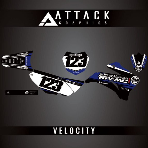 Attack Graphics Custom Velocity Complete Bike Graphics Kit
