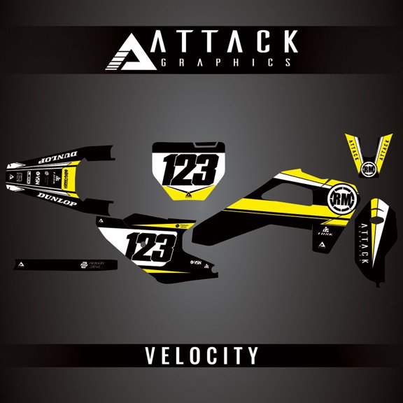 Attack Graphics Custom Velocity Complete Bike Graphics Kit