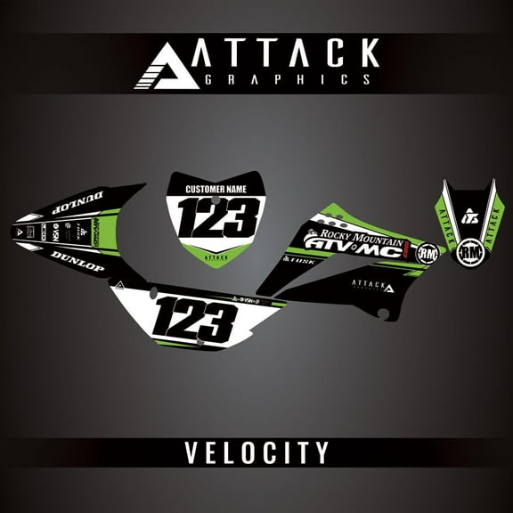 Attack Graphics Custom Velocity Complete Bike Graphics Kit