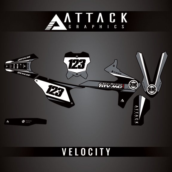 Attack Graphics Custom Velocity Complete Bike Graphics Kit
