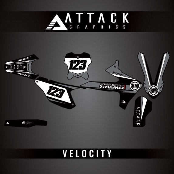 Attack Graphics Custom Velocity Complete Bike Graphics Kit