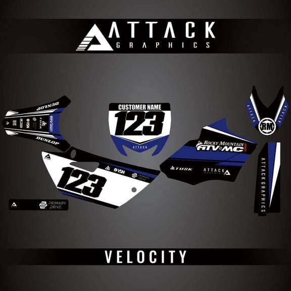 Attack Graphics Custom Velocity Complete Bike Graphics Kit