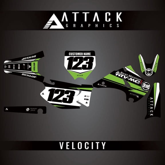 Attack Graphics Custom Velocity Complete Bike Graphics Kit