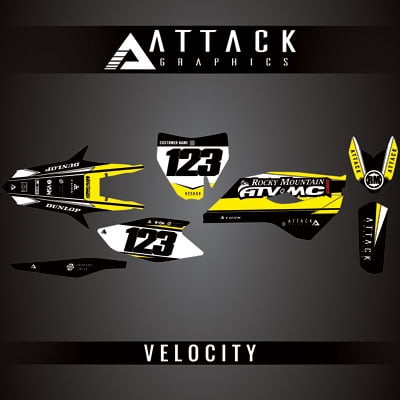 Attack Graphics Custom Velocity Complete Bike Graphics Kit