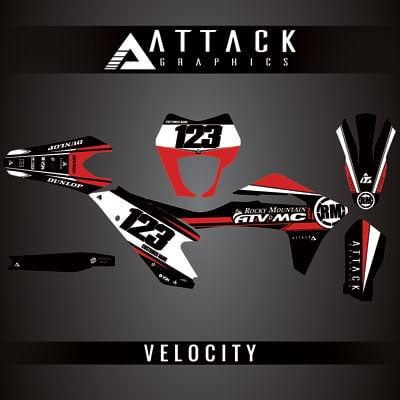 Attack Graphics Custom Velocity Complete Bike Graphics Kit