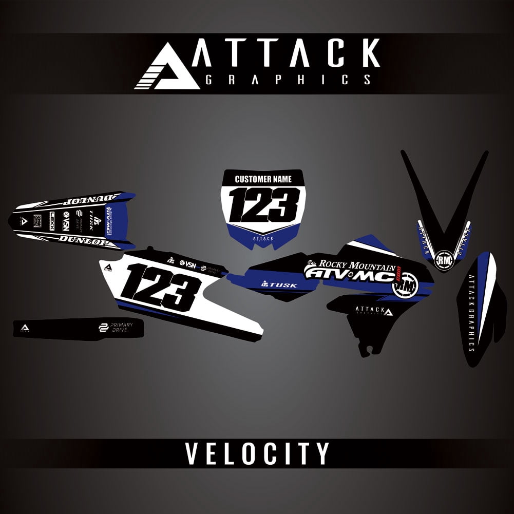 Attack Graphics Custom Velocity Complete Bike Restyle Graphics Kit ...