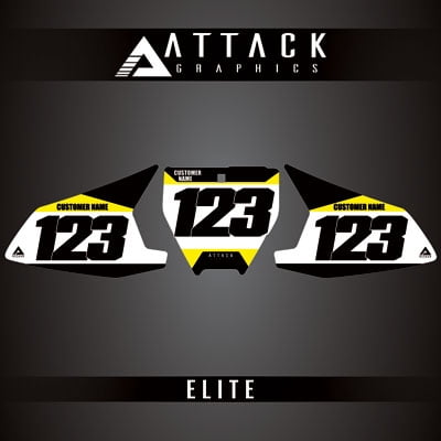 Attack Graphics Elite Number Plate Backgrounds For Husqvarna EE 3 2023