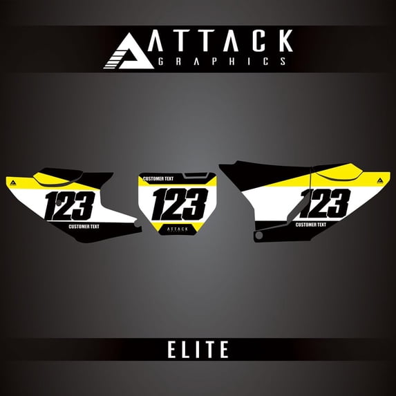 Attack Graphics Elite Number Plate Backgrounds for Husqvarna TC 85 19/16 2025