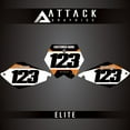 thumbnail image 1 of Attack Graphics Elite Number Plate Backgrounds for KTM 105 XC 2009, 1 of 3